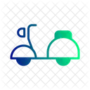 Roller Motorrad Vespa Symbol
