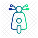 Roller Motorrad Vespa Symbol