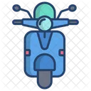 Vespa Scooter Motorcycle Icon