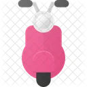 Vespa Moped Motorcycle Icon