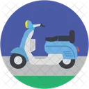 Vespa Scooter Motorscooter Icon