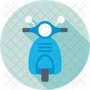 Scooter Motorcycle Vespa Icon