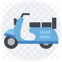 Vespa Scooter Motorcycle Icon