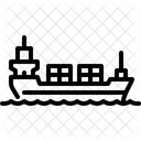 Vessel Container Cargo Icon