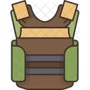 Vest Bulletproof Protection Icon