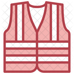 Vesta Icon - Download in Colored Outline Style