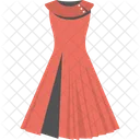 Vermelho Vestido Moda Ícone