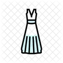 Vestido de novia columna  Icono