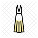 Vestido de novia sin mangas  Icono