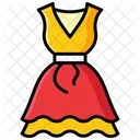 Vestido Feminino Vestido Feminino Traje Ícone