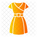 Vestido Vestidos Elegante Icon