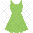 Alca Vestido Verde Ícone
