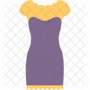 Sem Alcas Vestido Mulheres Ícone