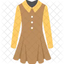 Vestido Mangas Casual Ícone