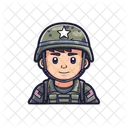 Ejercito Guerra Estadounidense Icono