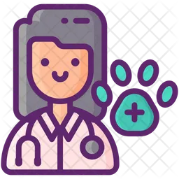 Veterinarian Female  Icon