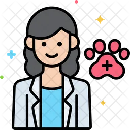 Veterinarian Female  Icon