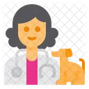 Veterinario Avatar Ocupacion Icono