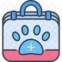 Veterinary First Aid Kit Animal Care Icon