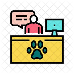 Veterinary Reception  Icon