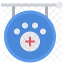 Veterinary Signboard  Icon