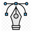 Vetor Caneta Design Ícone