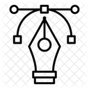 Vetor Caneta Design Ícone