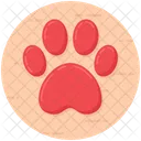 Pata Pata De Cachorro Pegada Ícone