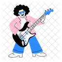 Vfunk Bassist Guitarist Musician Icon