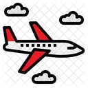 Viaje aéreo  Icono