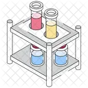 Vials Tubes Rack Icon