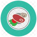 Steak Diner Viande Icon