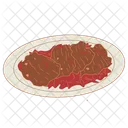 Viande Sechee Viande Nourriture Icône