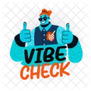 Vibe Check Thumbs Up Expression Icon