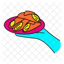 Vibrant Cannoli Illustration Cannoli Food Icon