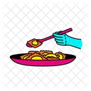 Vibrant Ravioli Illustration Ravioli Food Icon