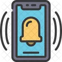 Movil Zumbido Notificacion Icono