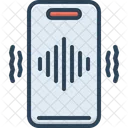 Vibrate Phone Wave Icon