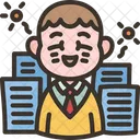 Workaholic Ocupado Carga De Trabalho Icon