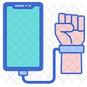 Vício em smartphones  Ícone