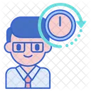 Vício em trabalho  Ícone