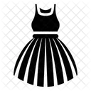 Frock Woman Dress Attire Icon