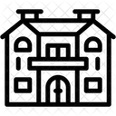 Victorian House Property Home Icon