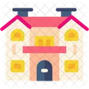 Victorian House Property Home Icon