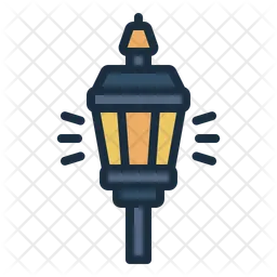 Victorian street lamp  Icon