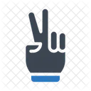 Victory Hand Sign Icon