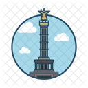 Victory Column Berlin Famous Building Landmark Icon