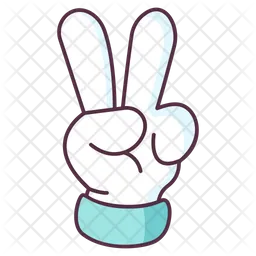 Victory Gesture  Icon