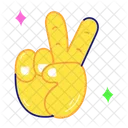 Victory Gesture Victory Sign Victory Symbol Icon