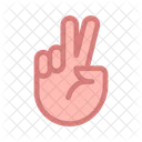 Victory Hand  Icon